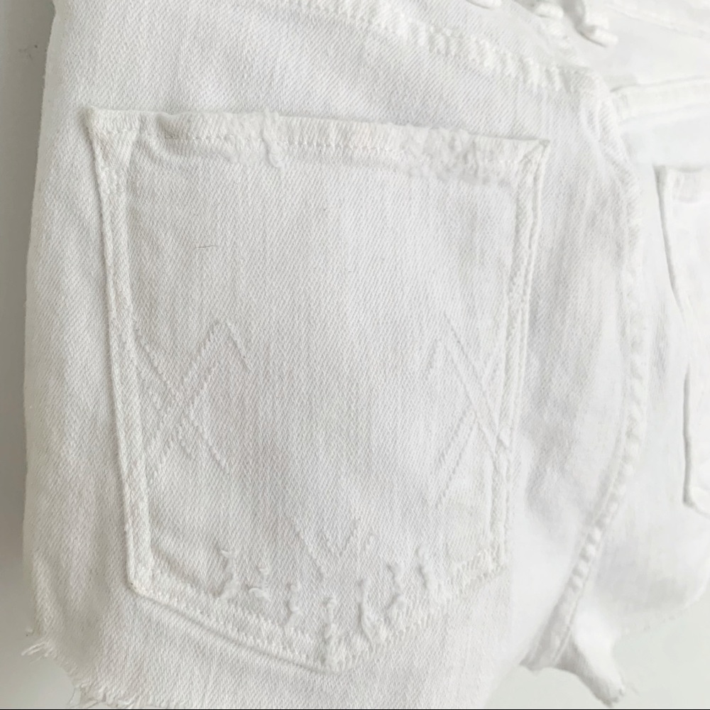 McGuire White Crop Valletta High Rise Shorts - Picture 10 of 14